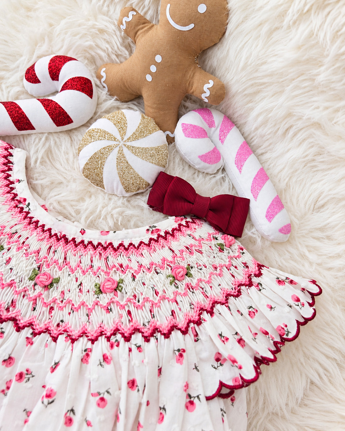 Eden Hand Smocked Romper