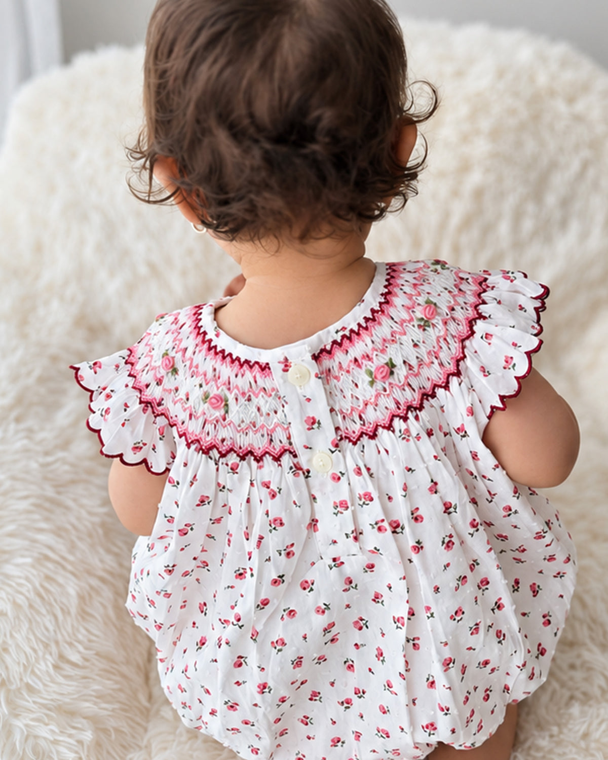 Eden Hand Smocked Romper