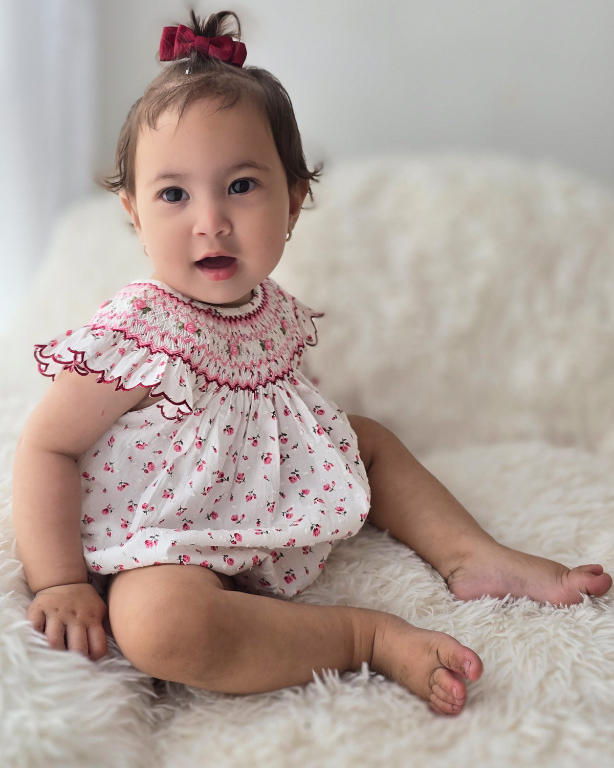 Eden Hand Smocked Romper