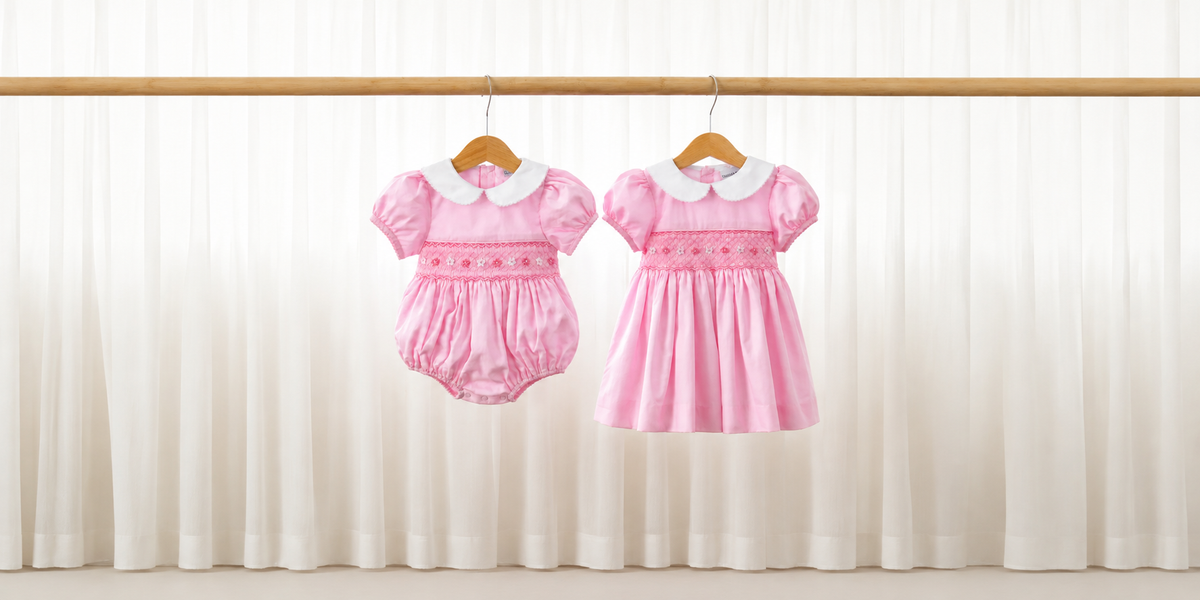 Daisy Pink Hand Smocked Dress