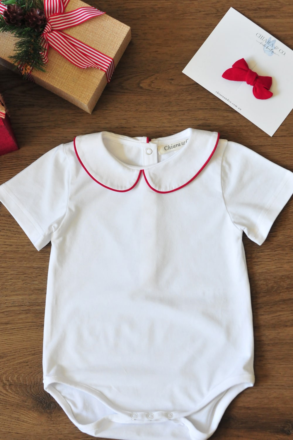 Peter Pan collar baby bodysuit, unisex baby bodysuit,