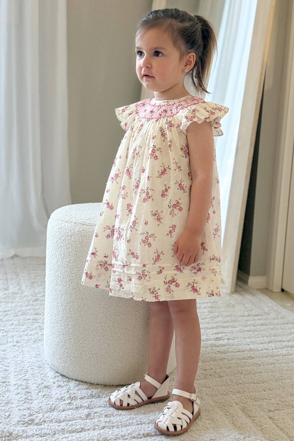 Eden Hand Smocked Bishop Dress